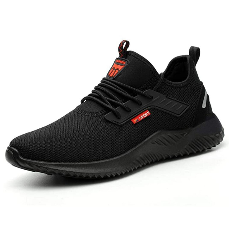 black safety trainers uk