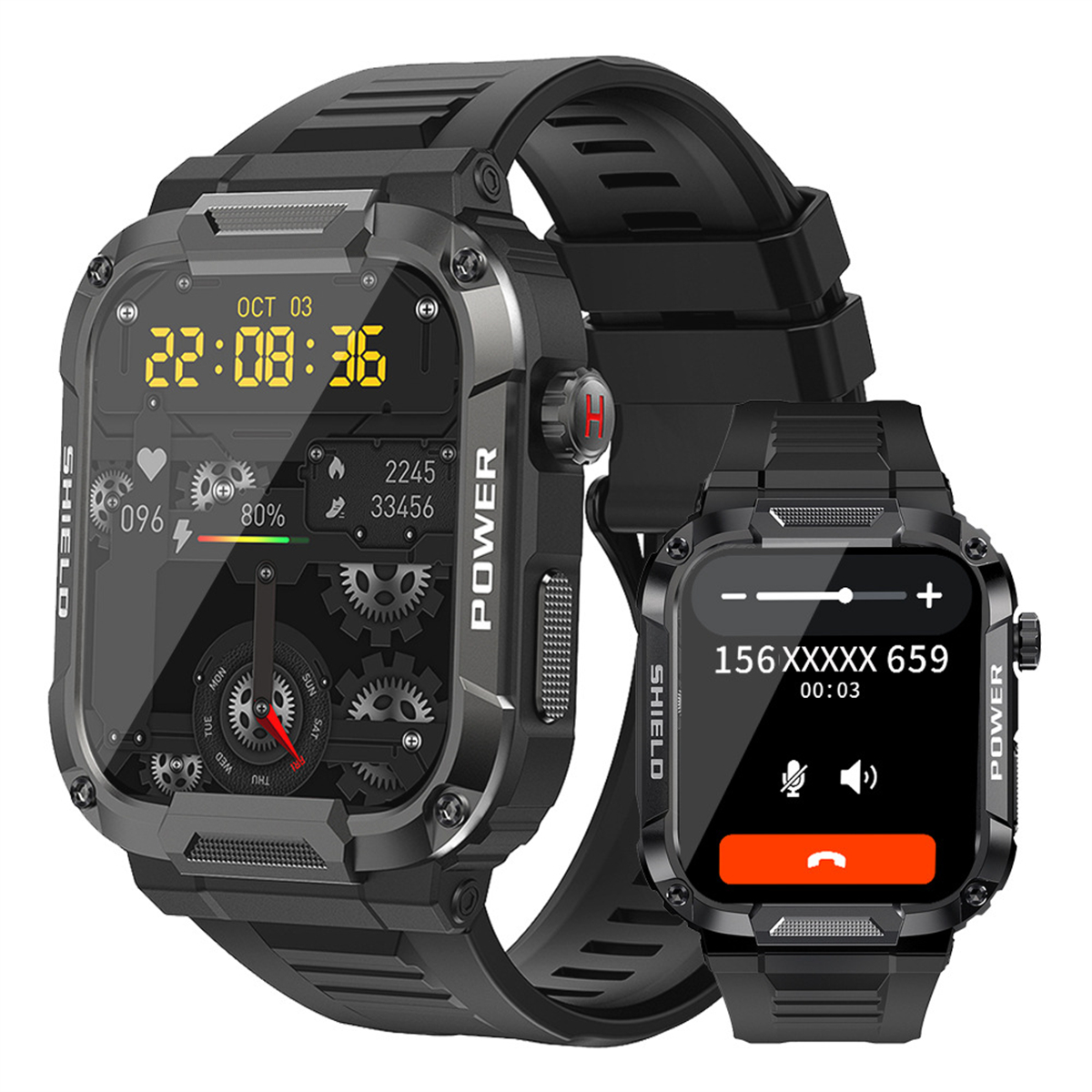 Montre Connectée 116Plus – Fréquence Cardiaque, Tension, Sommeil – IP67 – Violet