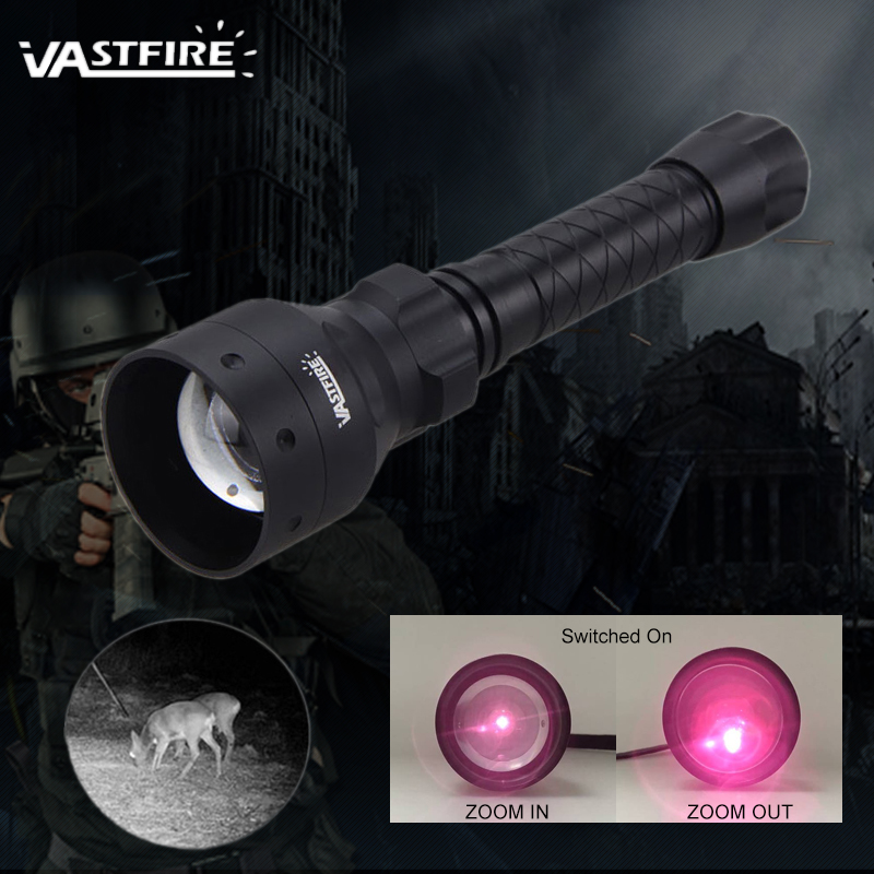 Infrared Zoom Hunting Torch 850nm Laser IR Night Vision illuminator