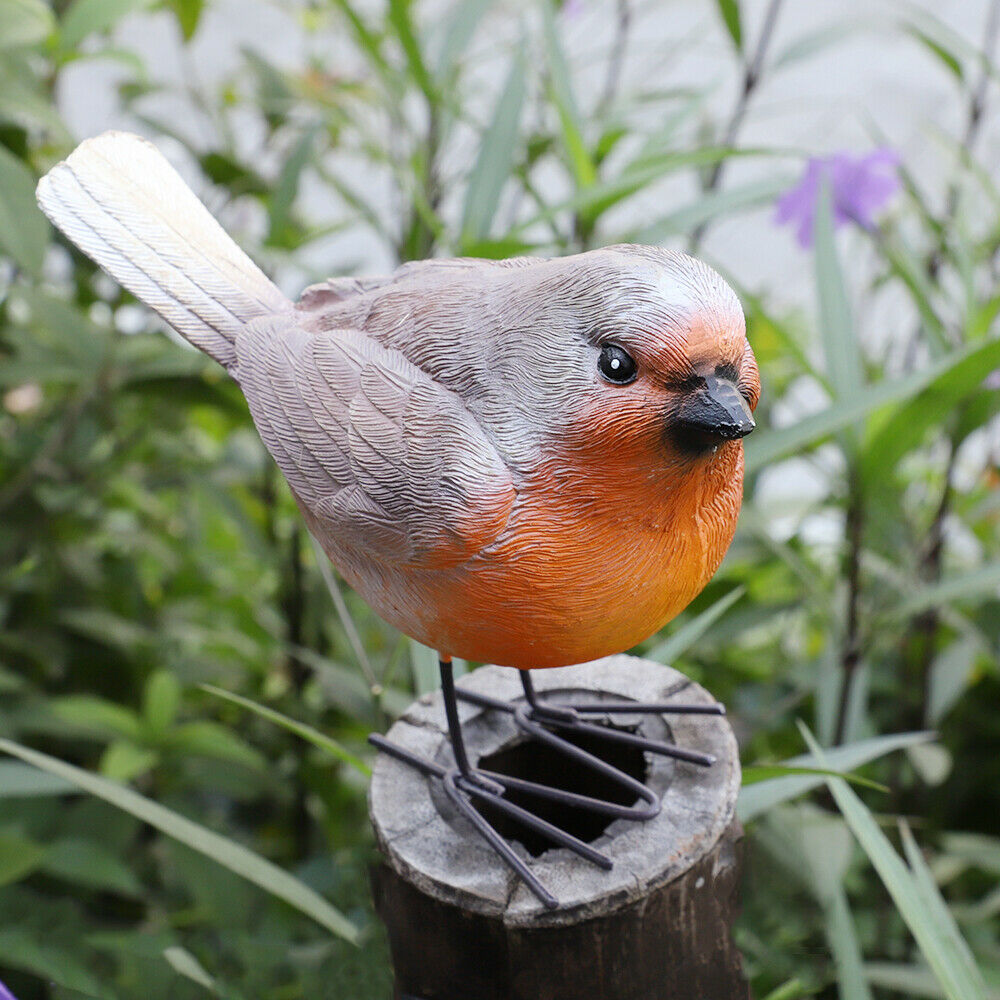 resin robin ornament