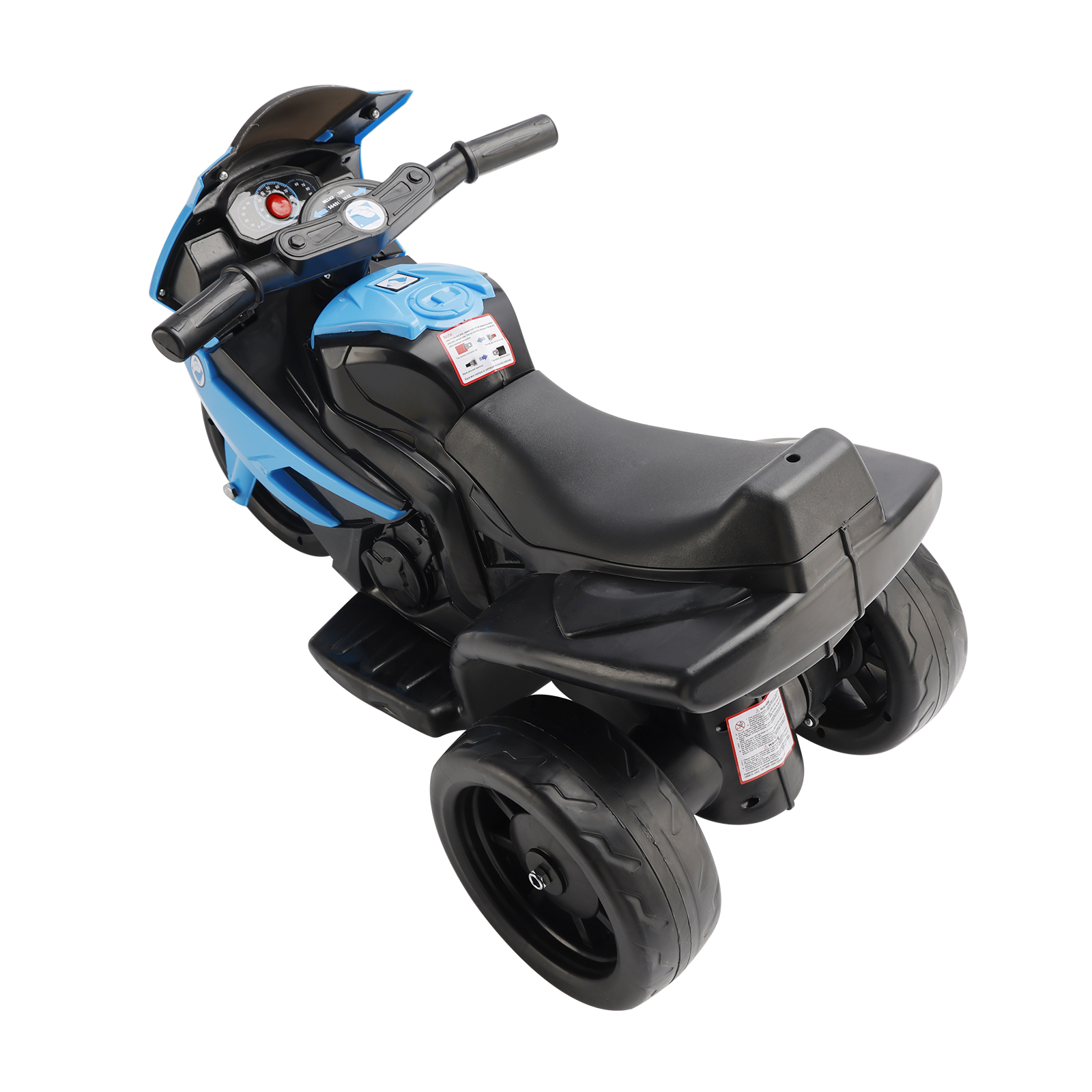3Wheel 6V Kid Ride On Motorcycle Electric Toy Blue - Close Up