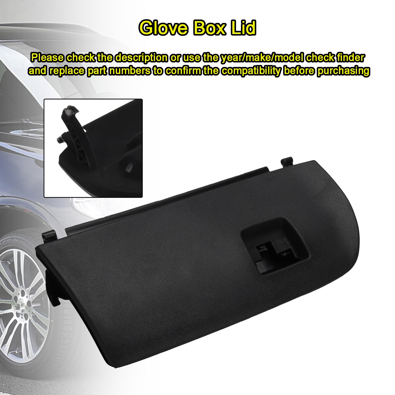 Front Black Glove Box Lid 51166839000 For BMW X3 F25 2014-2018