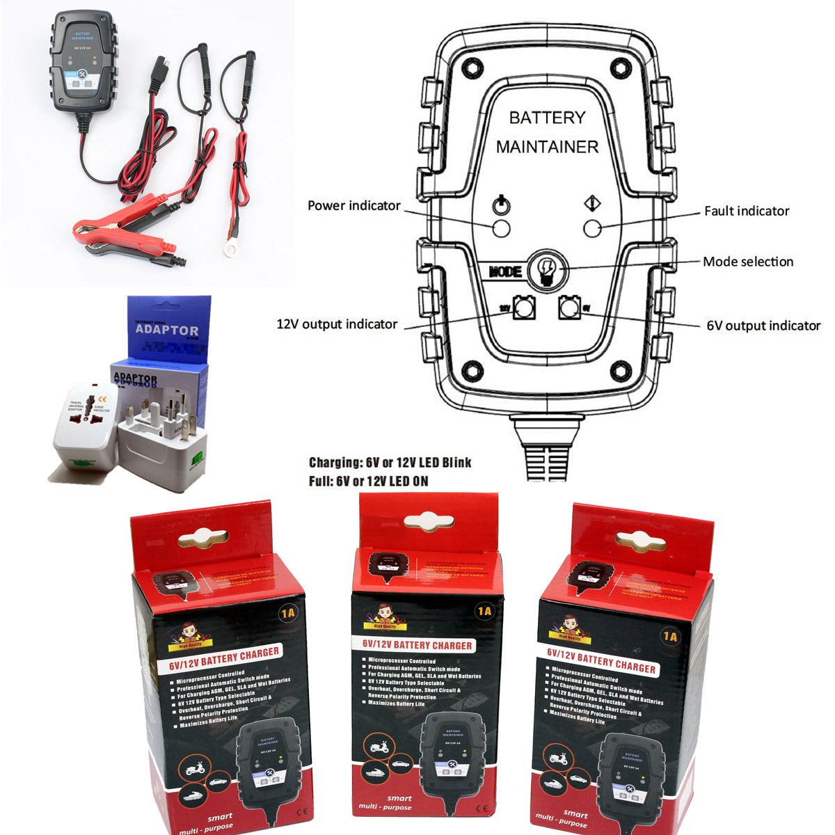 fast car battery charger