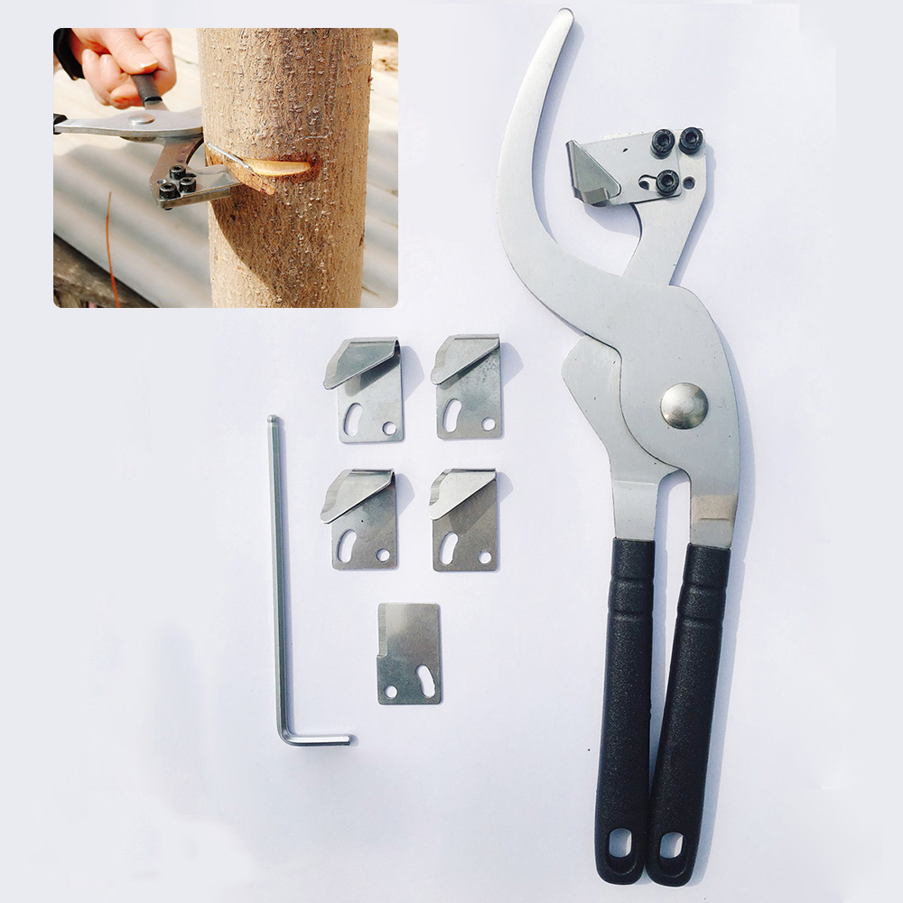 Durable Fruit Tree Ring Barking Cutter Sharp Girdling Shear Bark