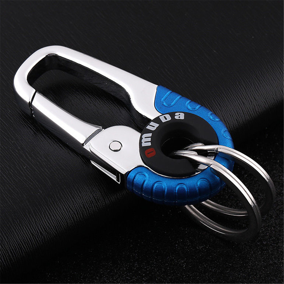 Stainless Steel Buckle Carabiner Keychain Key Ring Hook Lock Outdoor