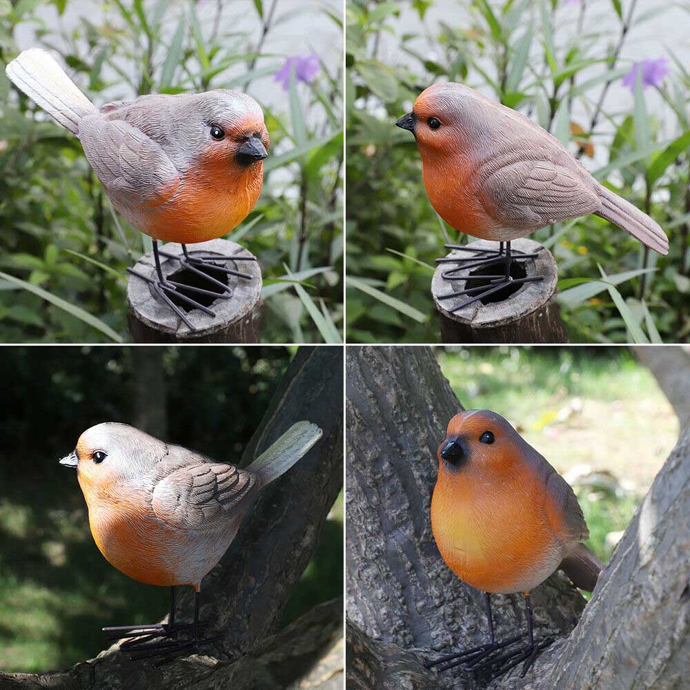 resin robin ornament