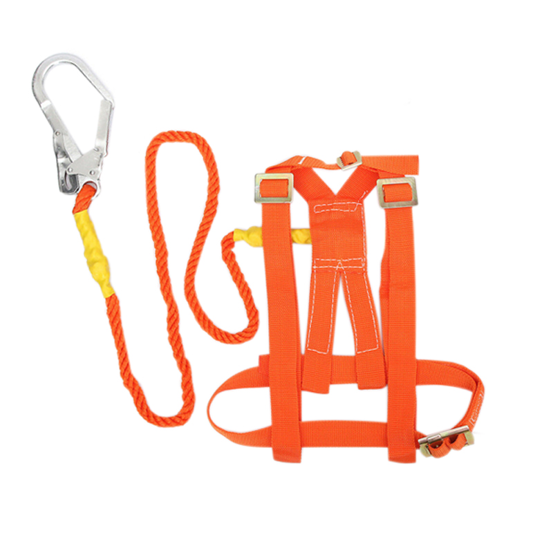 Safety Outdoor Climbing Work Harness Belt Fall Arrest Protection Rope ...