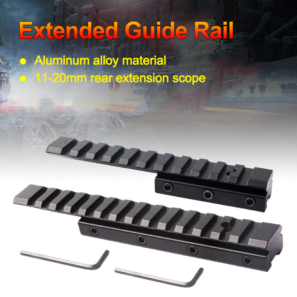 11mm to 20mm 21mm Extensible Scope bases Mount Picatinny Weaver Rail Scope  Mount
