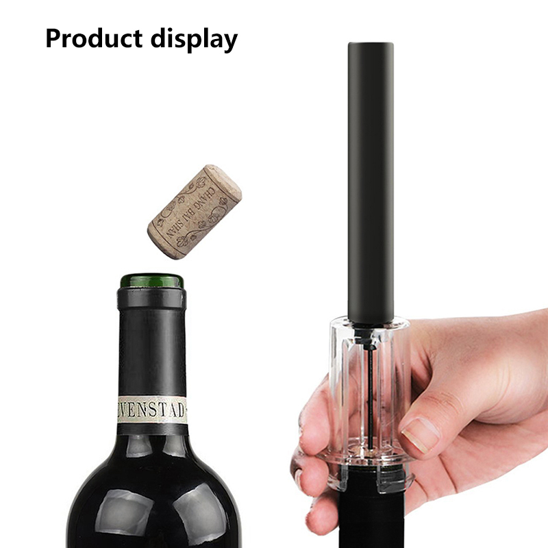 Plastic Red Wine Opener Air Pressure Cork Popper Bottle Pumps Corks 